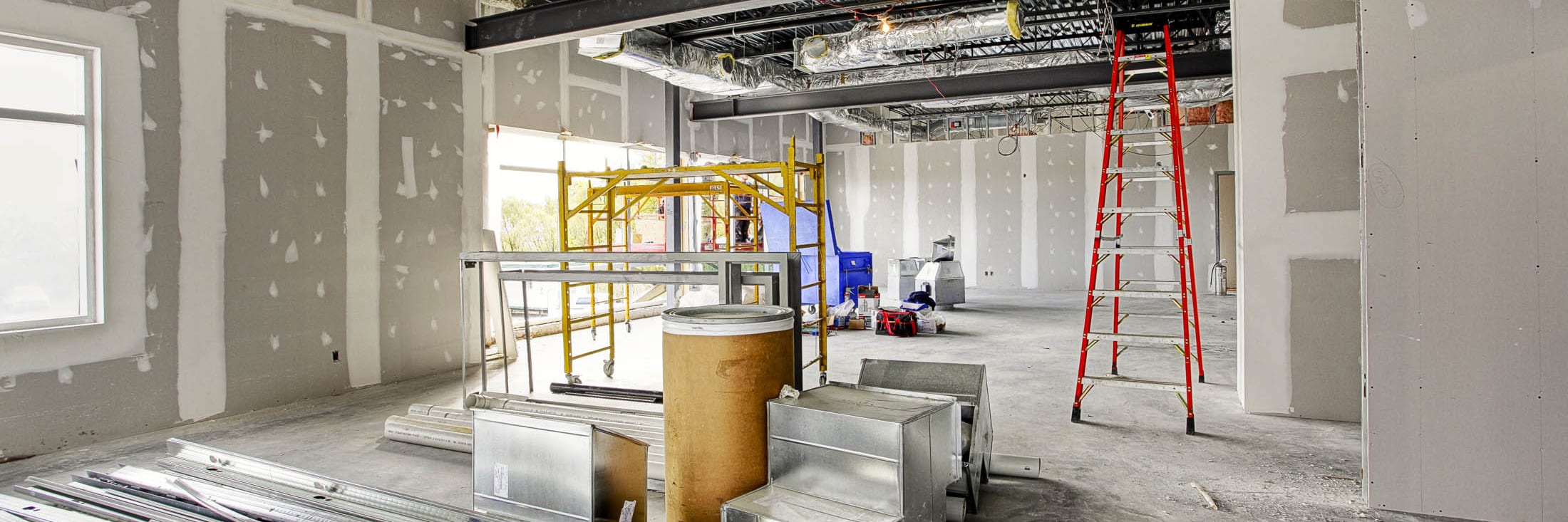 Interior construction site